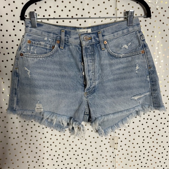 Agolde Parker Denim Women Shorts - Picture 2 of 10
